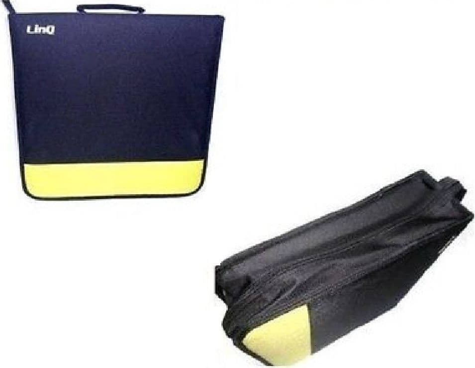 BORSA RACCOGLITORE PORTA CD DVD CON MANIGLIA VALIGETTA TRASPORTO 400 POSTI CD400P - 4