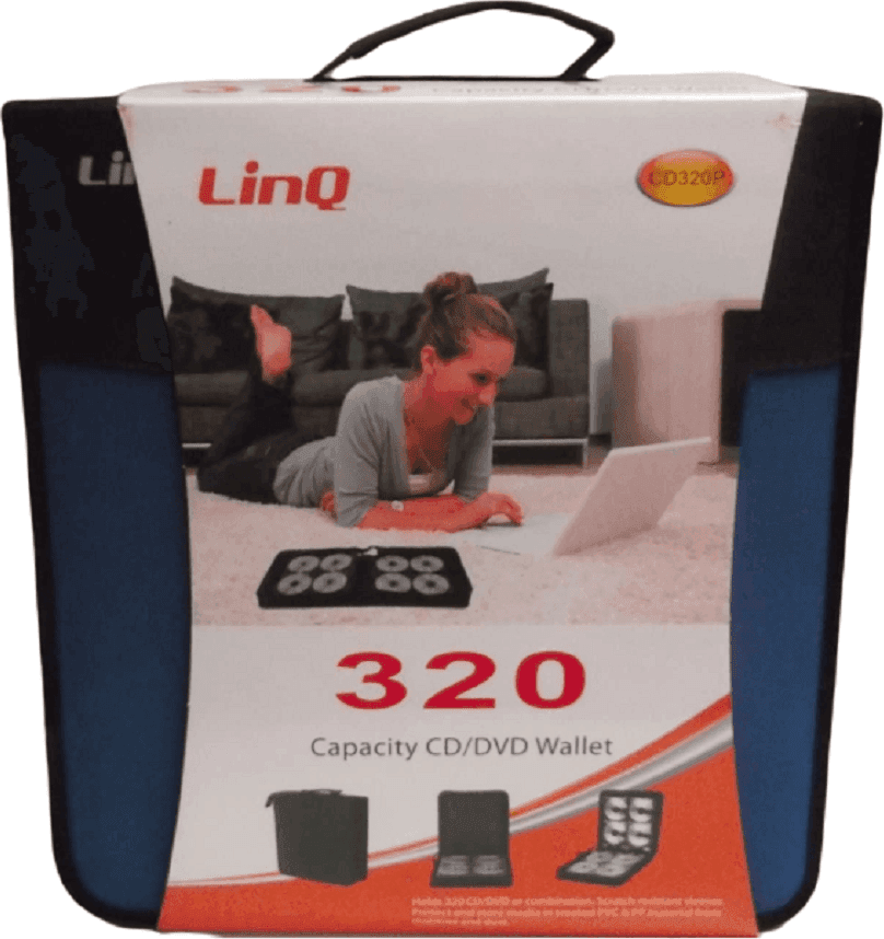 BORSA PORTA CD 320 POSTI RACCOGLITORE CUSTODIE CD DVD VALIGETTA A CERNIERA CD320P - 3