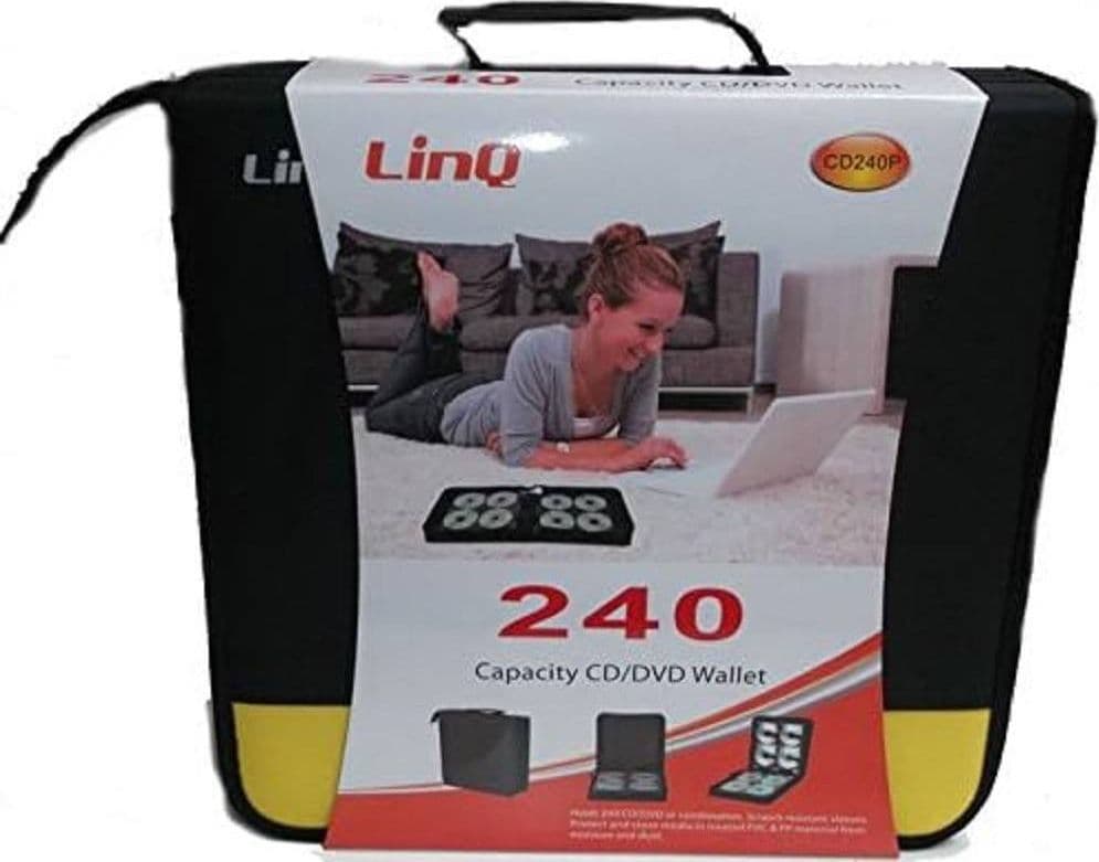 BORSA PORTA CD 240 POSTI RACCOGLITORE PER CD DVD VALIGETTA CHIUSURA ZIP DJ CD240P - 3