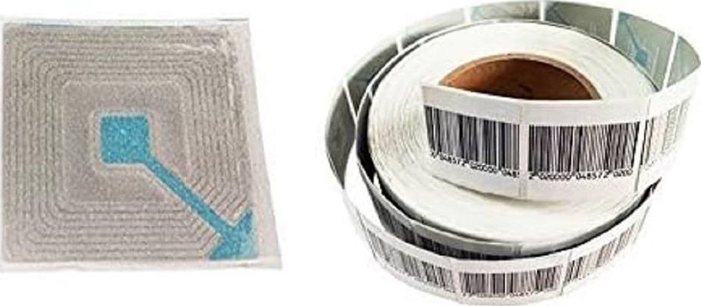 CONFEZIONE 1000 ETICHETTE ETICHETTA ANTITACCHEGGIO FERLABEL 40X40 MM ANTIFURTO - 4