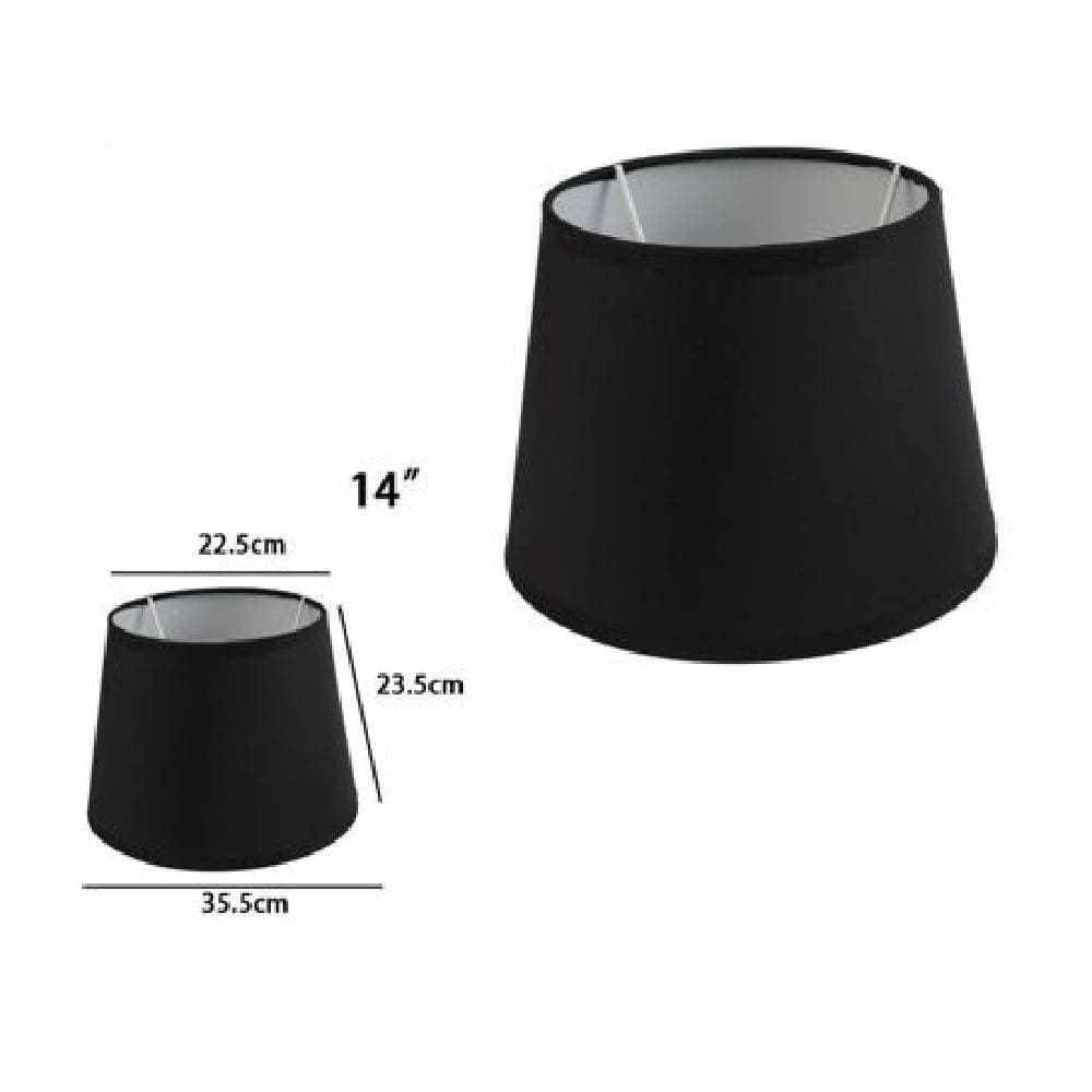 PARALUME CONICO CILINDRO CAPPELLO RICAMBIO PER LAMPADA E APPLIQUE IN TESSUTO TNT - 21