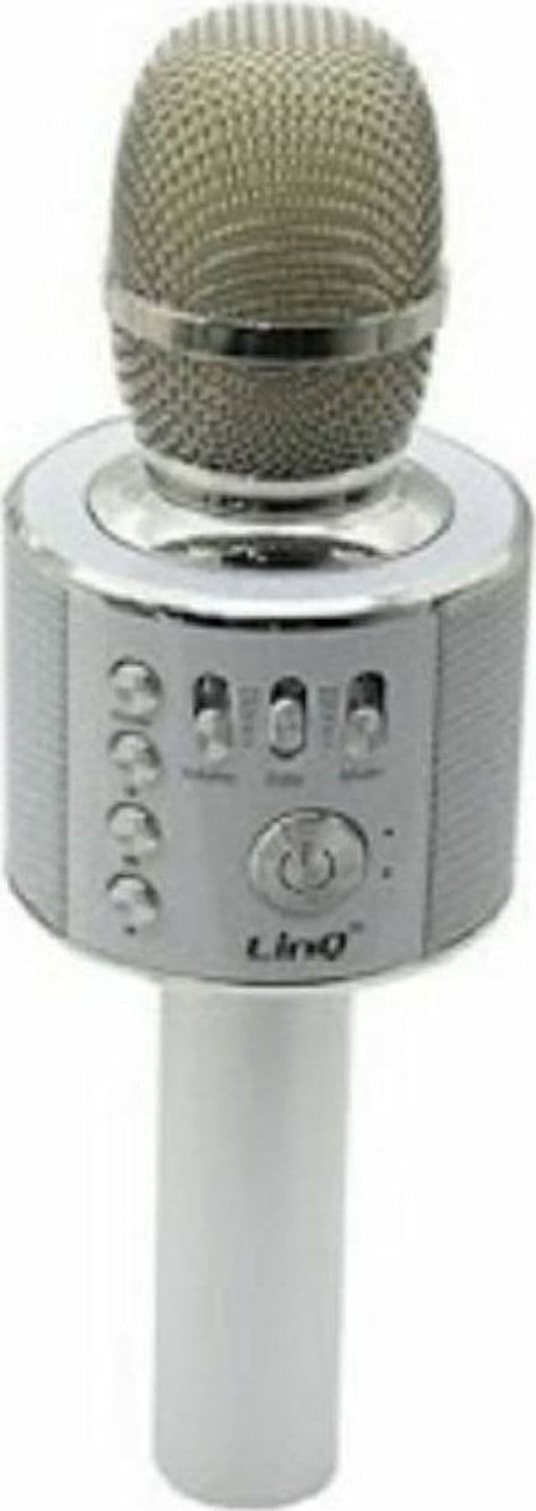 MICROFONO PORTATILE WIRELESS BLUETOOTH KARAOKE CASSA INTEGRATA PULSANTI KTS-978 - 3