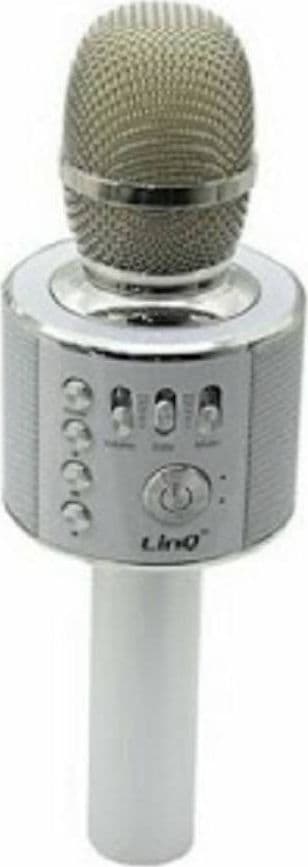 MICROFONO PORTATILE WIRELESS BLUETOOTH KARAOKE CASSA INTEGRATA PULSANTI KTS-978 - 3