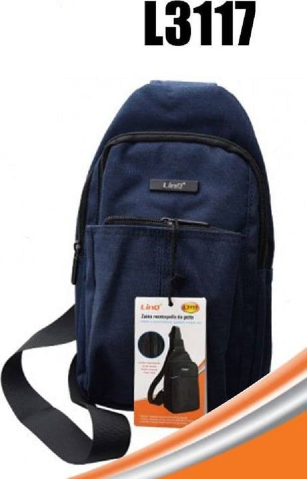 ZAINO MONOSPALLA DA PETTO BORSA MARSUPIO TRACOLLA TREKKING SPORT ACCESSORIO L3117 - 2
