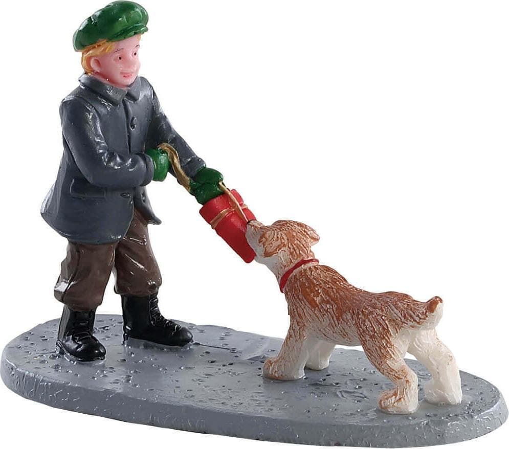 Tiro alla fune, personaggi per villaggio di Natale in Poliresina
