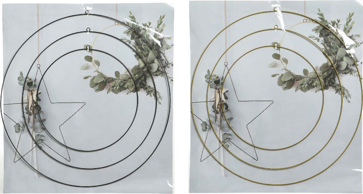 Cerchio decorativo in metallo decorazione natalizia da interno e esterno Casa e cucina/Decorazioni per interni/Addobbi e decorazioni per ricorrenze/Decorazioni natalizie/Luci natalizie/Catene luminose per esterni MagiediNatale.it - Altamura, Commerciovirtuoso.it