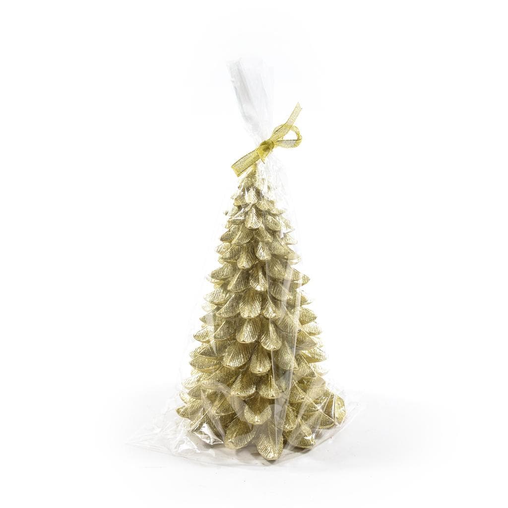 Candela a forma di Albero di Natale, decorazione per interno ed esterno in Candele a colonna MagiediNatale.it - Altamura, commercioVirtuoso.it