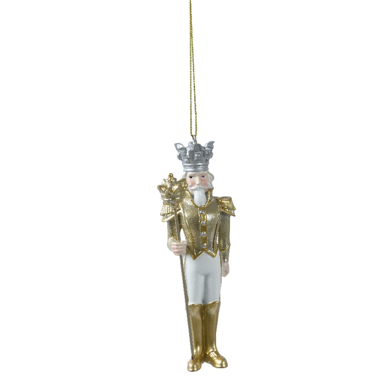 Pendente a forma di Soldato in poliresina, color Oro, per Albero di Natale in Ciondoli e pendenti MagiediNatale.it - Altamura, commercioVirtuoso.it