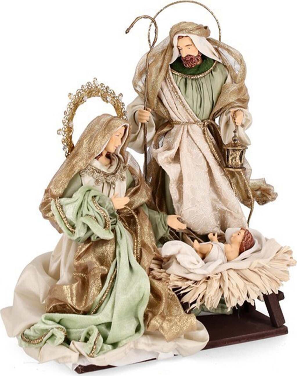 Natività con 3 Re magi asino e bue con vestiti in tessuto statue per presepe Casa e cucina/Decorazioni per interni/Addobbi e decorazioni per ricorrenze/Decorazioni natalizie/Presepi/Statuine e fondali per il presepe MagiediNatale.it - Altamura, Commerciovirtuoso.it