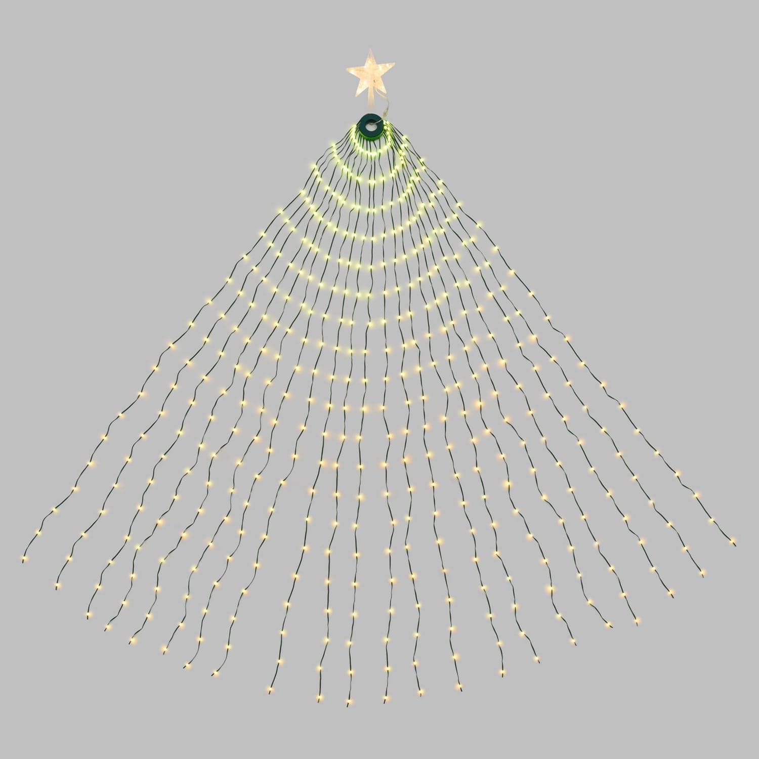 Tenda mantello per albero gocce di luci led per alberi da esterno in Catene luminose per interni MagiediNatale.it - Altamura, commercioVirtuoso.it