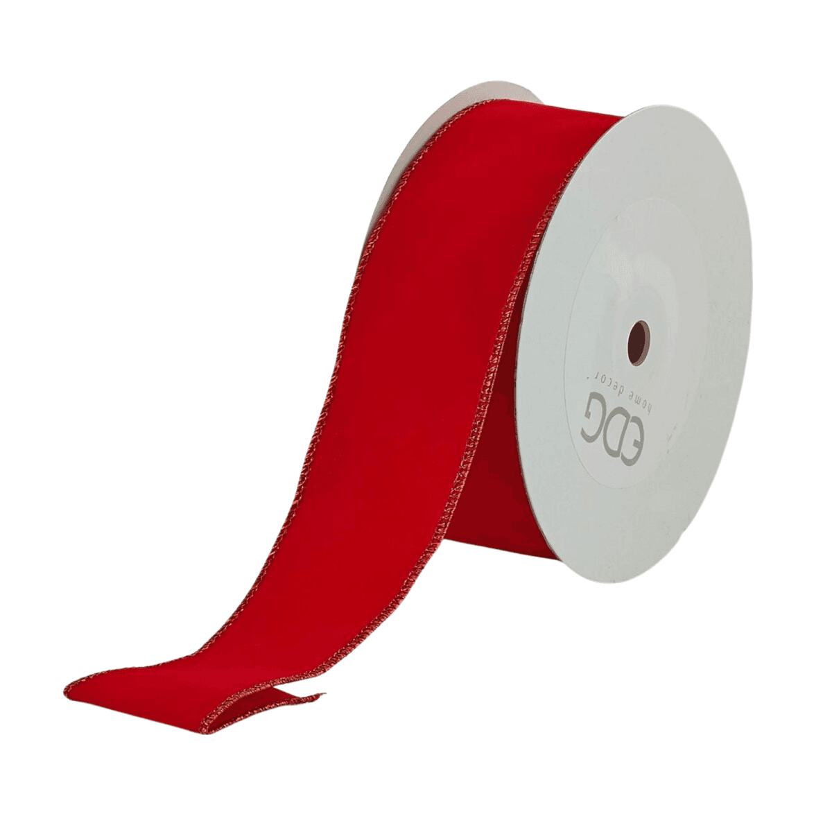Nastro "Calume" rosso scuro per decorazioni e confezioni natalizie, da 50 mm x 20 metri in Tessuti MagiediNatale.it - Altamura, commercioVirtuoso.it
