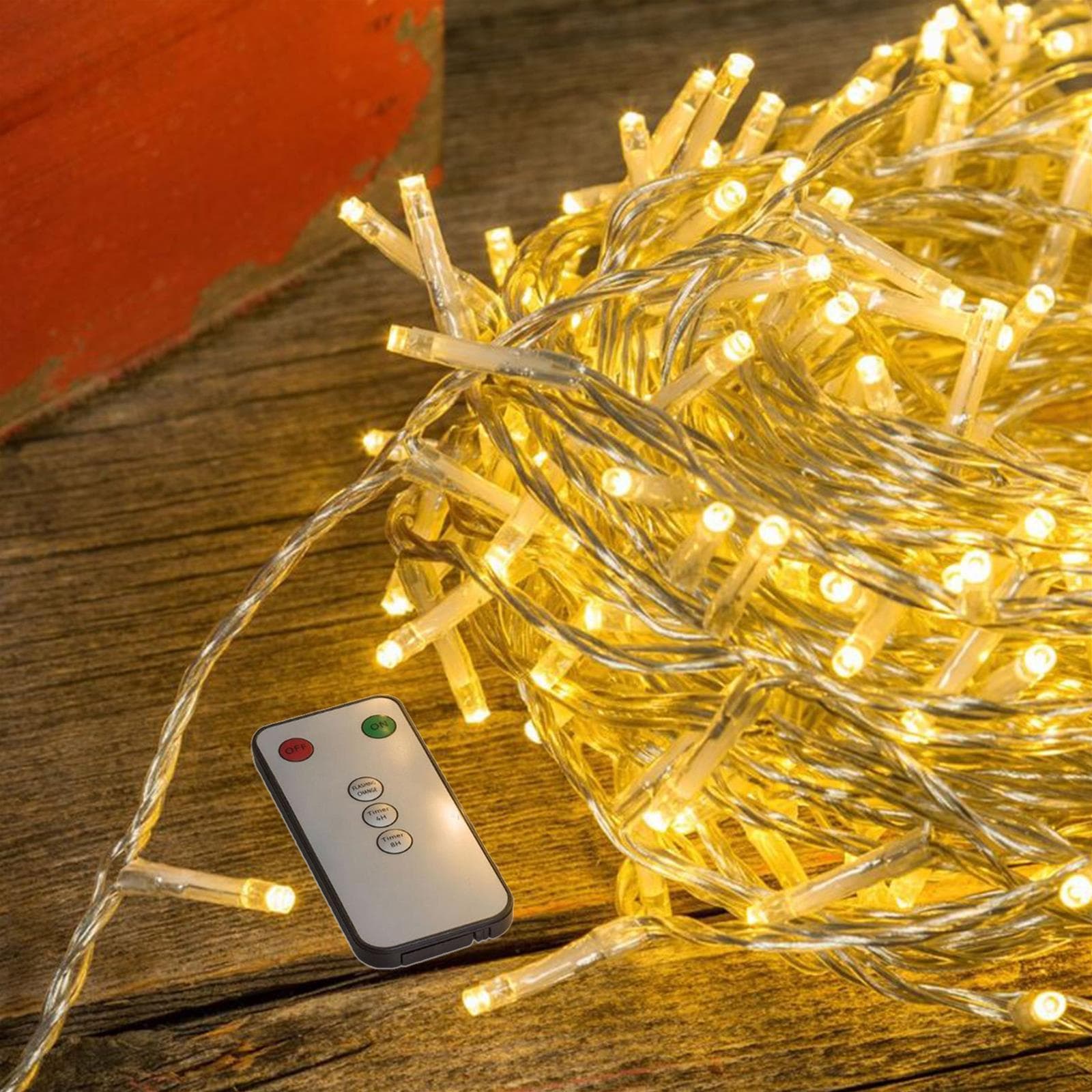 Luci di natale catena a led con telecomando per interno ed esterno addobbi natalizi Ø 5 mm in Catene luminose per interni MagiediNatale.it - Altamura, commercioVirtuoso.it