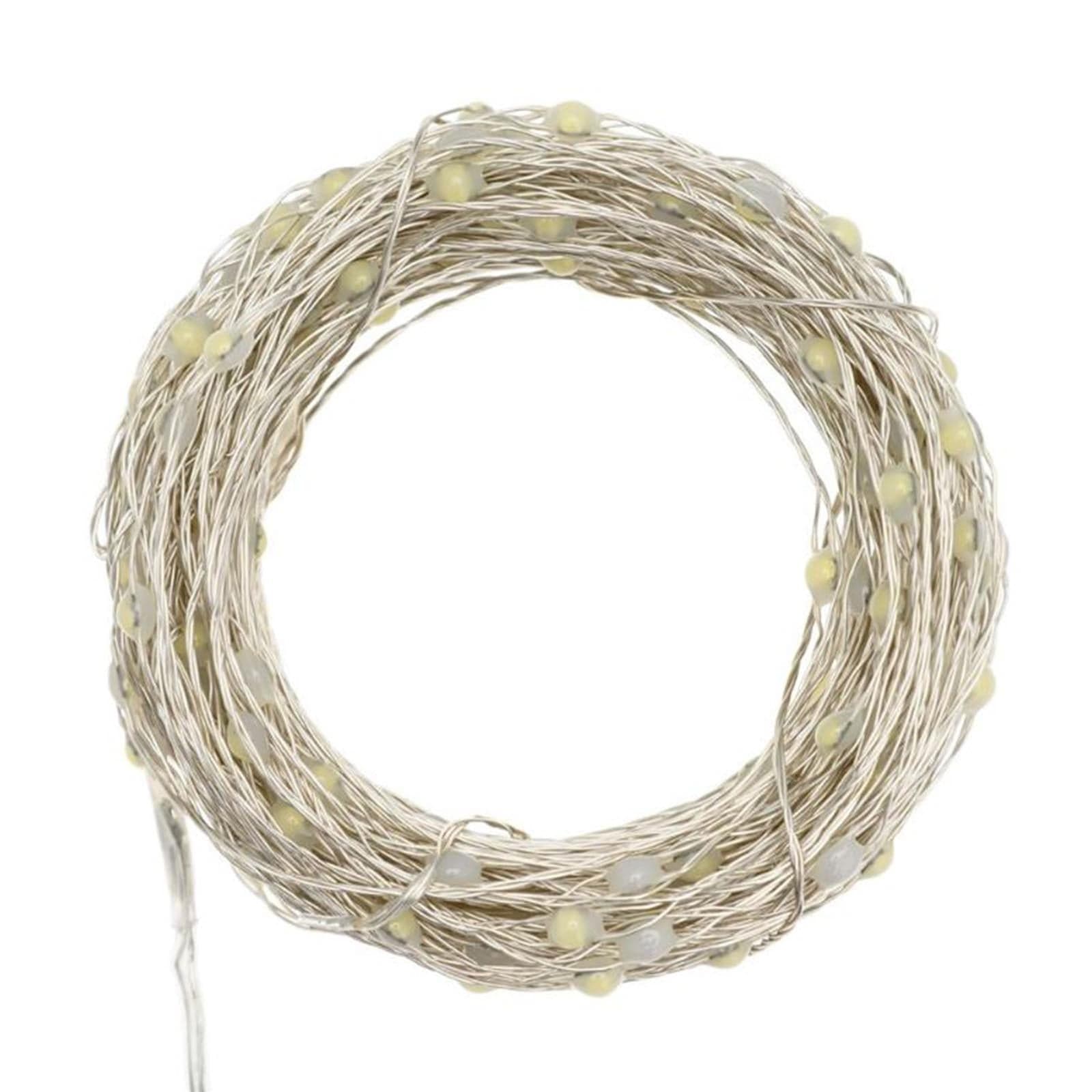 Luci di natale catena con 300 Maxi-Micro Led e filo in metallo per interno ed esterno in Catene luminose per interni MagiediNatale.it - Altamura, commercioVirtuoso.it