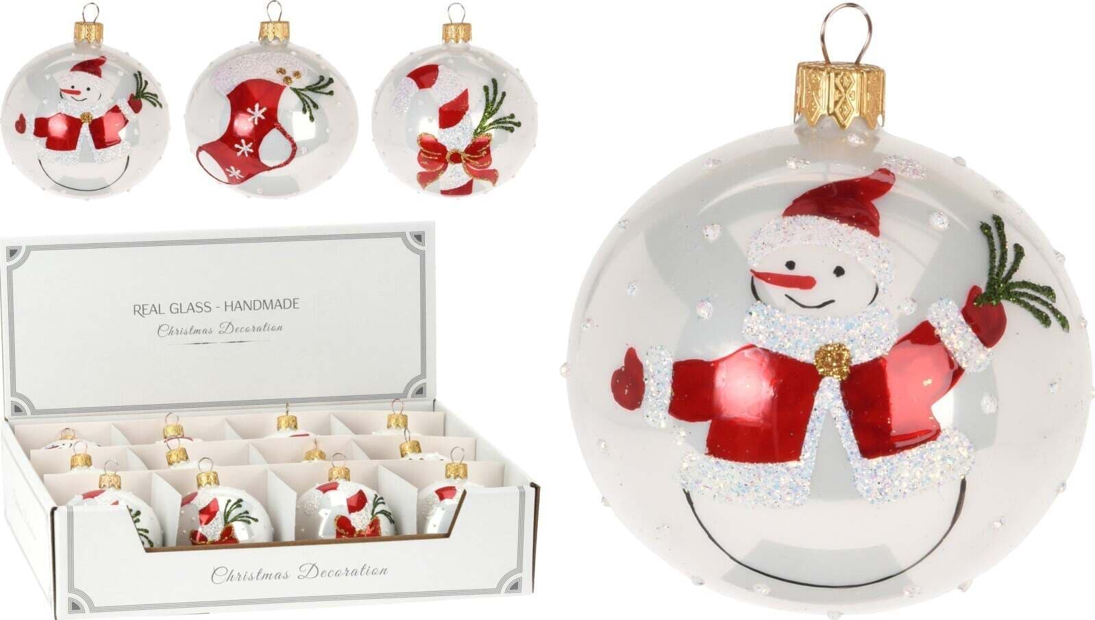 12 palline per albero di natale in vetro con Glitter da Ø 6 cm pendaglio decorato Casa e cucina/Decorazioni per interni/Addobbi e decorazioni per ricorrenze/Decorazioni natalizie/Addobbi e decorazioni/Palle e palline MagiediNatale.it - Altamura, Commerciovirtuoso.it