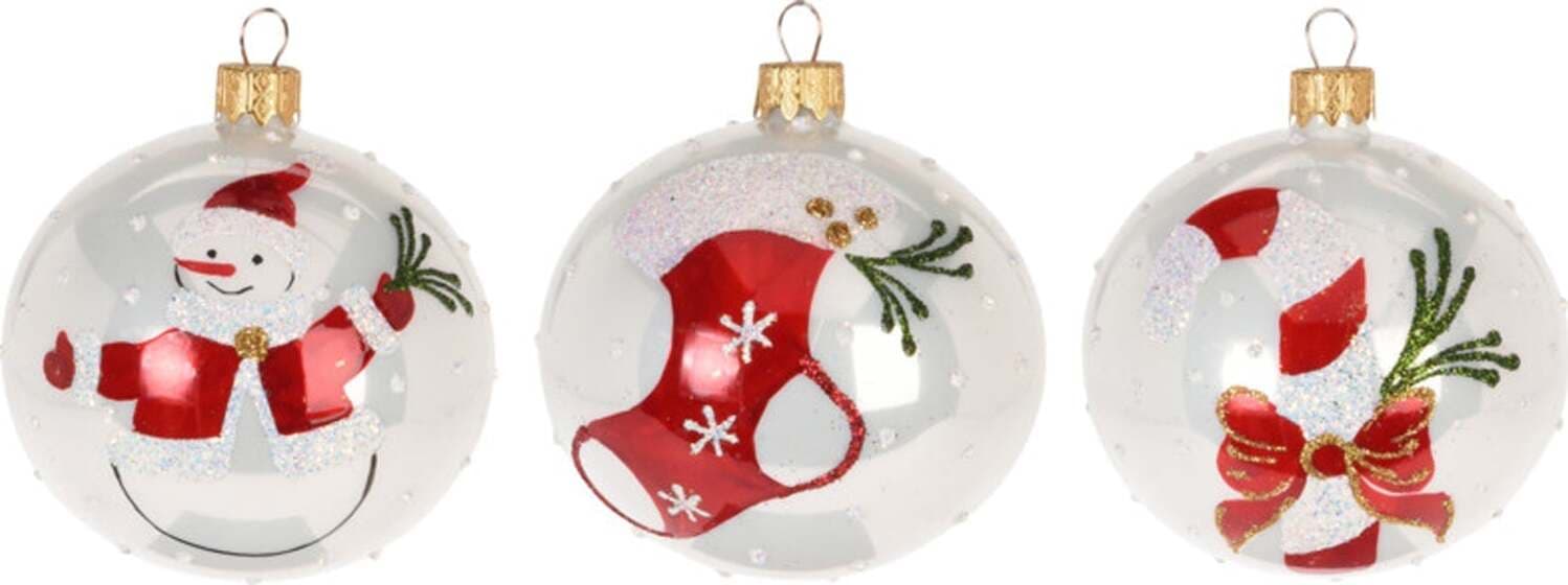 12 palline per albero di natale in vetro con Glitter da Ø 6 cm pendaglio decorato Casa e cucina/Decorazioni per interni/Addobbi e decorazioni per ricorrenze/Decorazioni natalizie/Addobbi e decorazioni/Palle e palline MagiediNatale.it - Altamura, Commerciovirtuoso.it