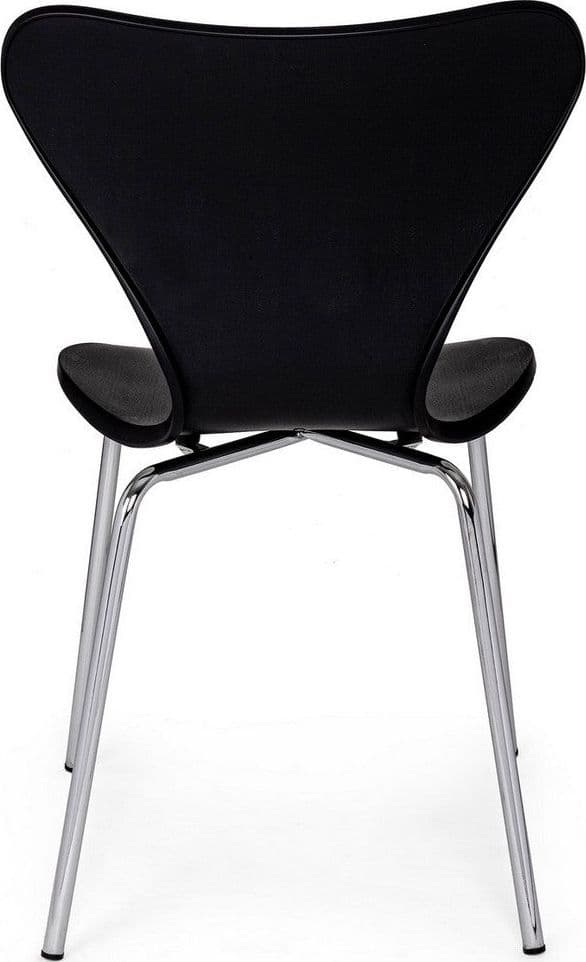 Sedia "Tessa" con gambe in acciaio verniciato a polvere epossidica, per arredo interno 50 x 49,5 x h 82 cm - 36