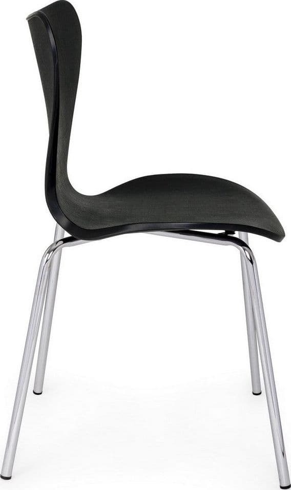 Sedia "Tessa" con gambe in acciaio verniciato a polvere epossidica, per arredo interno 50 x 49,5 x h 82 cm - 37