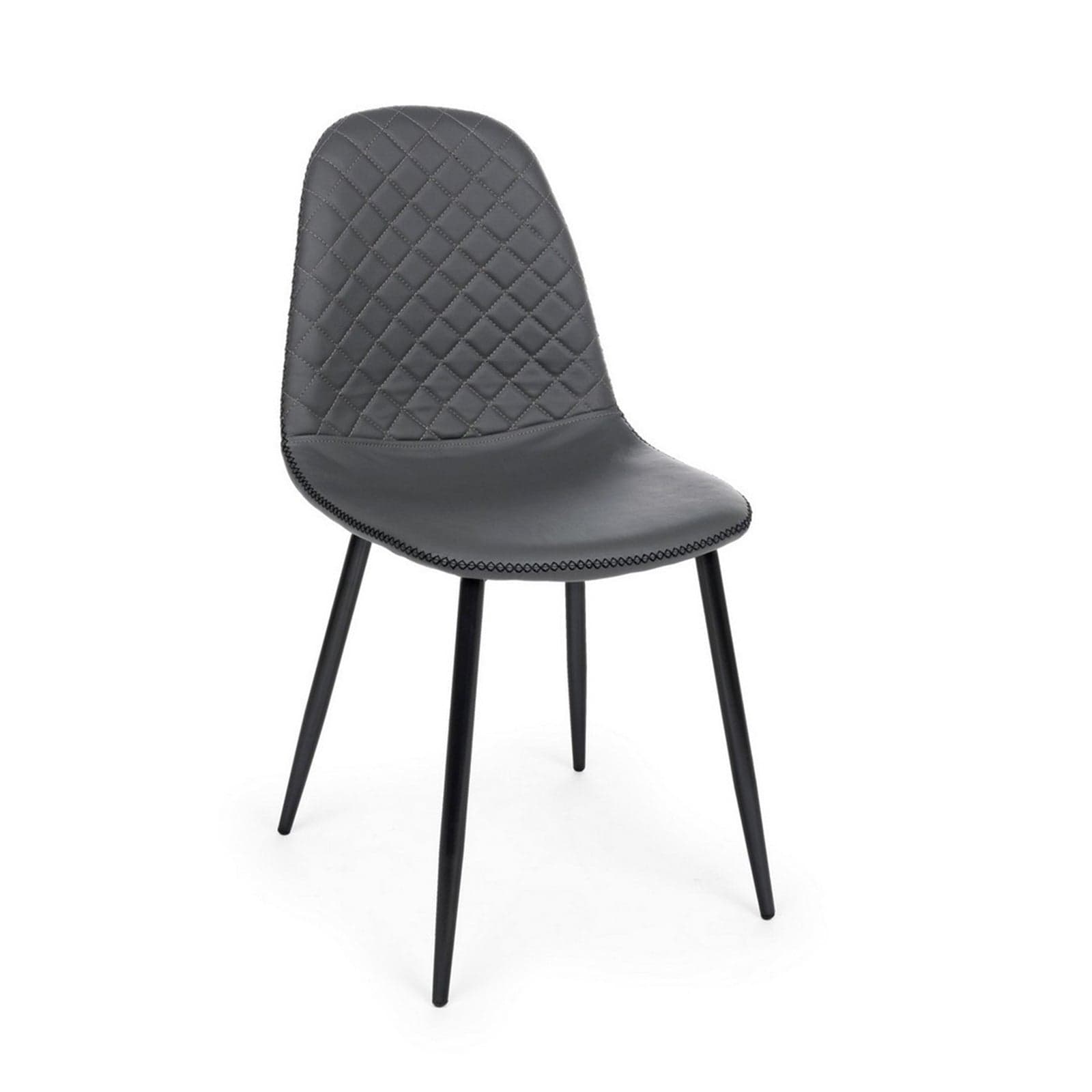 Sedia "Amanda" con struttura in acciaio e compensato, per arredo interno 45 x 54 x h 87 cm Casa e cucina/Arredamento/Sala da pranzo/Sedie Decor Space - Altamura, Commerciovirtuoso.it
