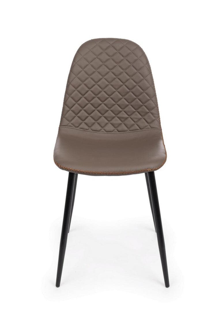 Sedia "Amanda" con struttura in acciaio e compensato, per arredo interno 45 x 54 x h 87 cm Casa e cucina/Arredamento/Sala da pranzo/Sedie Decor Space - Altamura, Commerciovirtuoso.it