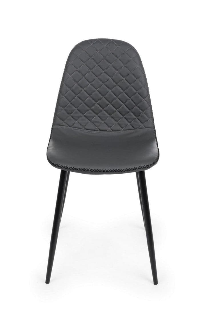 Sedia "Amanda" con struttura in acciaio e compensato, per arredo interno 45 x 54 x h 87 cm Casa e cucina/Arredamento/Sala da pranzo/Sedie Decor Space - Altamura, Commerciovirtuoso.it