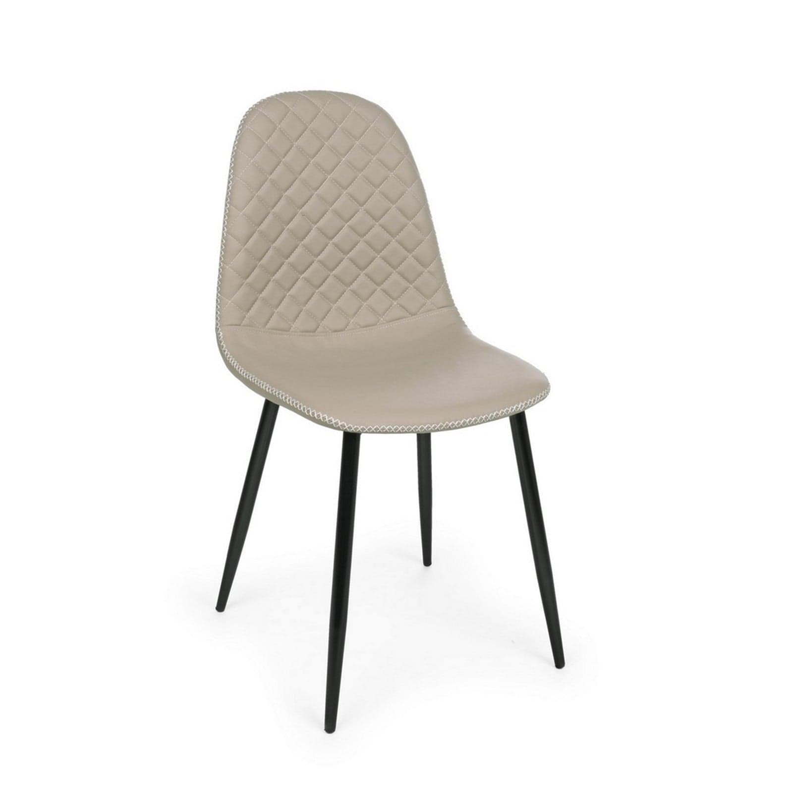 Sedia "Amanda" con struttura in acciaio e compensato, per arredo interno 45 x 54 x h 87 cm Casa e cucina/Arredamento/Sala da pranzo/Sedie Decor Space - Altamura, Commerciovirtuoso.it