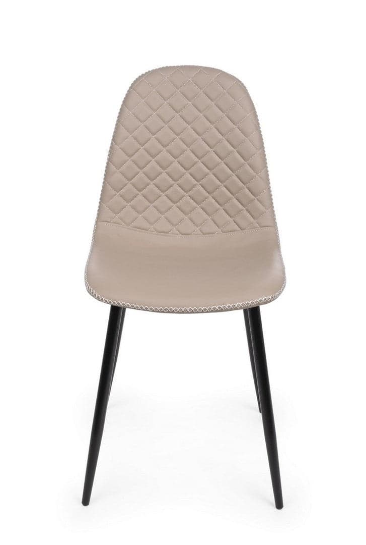 Sedia "Amanda" con struttura in acciaio e compensato, per arredo interno 45 x 54 x h 87 cm Casa e cucina/Arredamento/Sala da pranzo/Sedie Decor Space - Altamura, Commerciovirtuoso.it