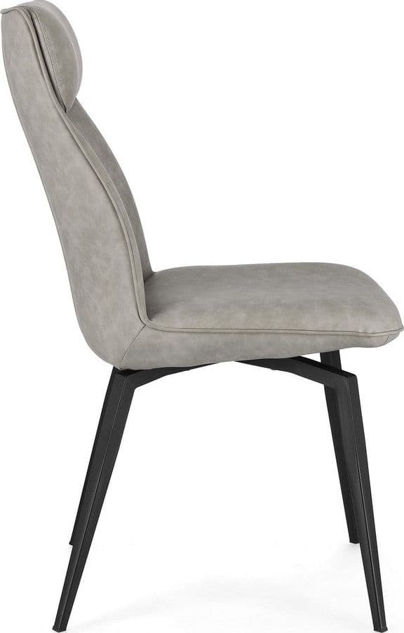Sedia "Lawrence" con gambe in acciaio verniciato a polvere epossidica, per arredo interno 48 x 64 x h 92 cm in Sedie Decor Space - Altamura, commercioVirtuoso.it