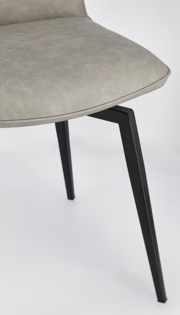Sedia "Lawrence" con gambe in acciaio verniciato a polvere epossidica, per arredo interno 48 x 64 x h 92 cm in Sedie Decor Space - Altamura, commercioVirtuoso.it