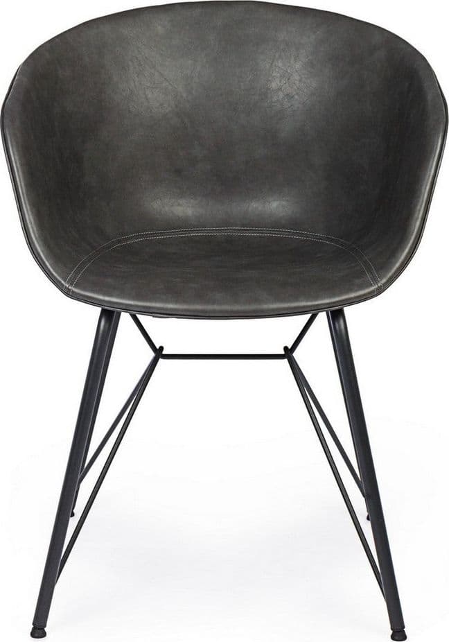 Sedia "Warhol" con gambe in acciaio verniciato a polvere epossidica, per arredo interno 59 x 54,5 x h 80 cm - 31