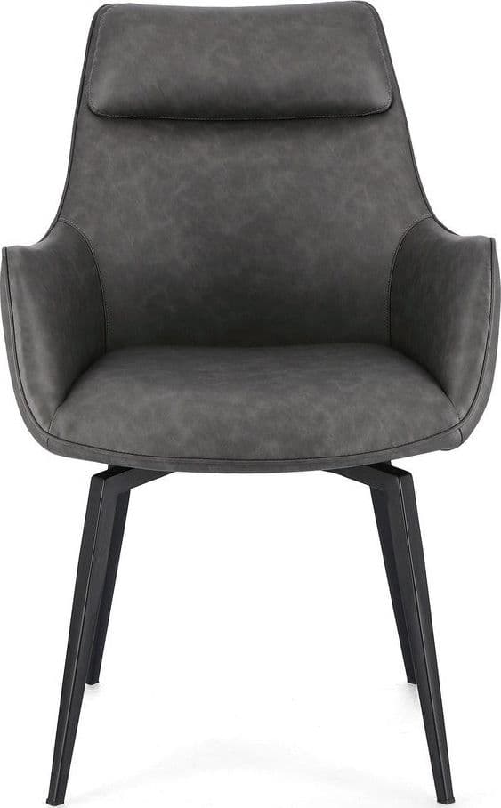 Sedia "Lawrence" con gambe in acciaio verniciato a polvere epossidica, per arredo interno 56 x 65 x h 92 cm in Sedie Decor Space - Altamura, commercioVirtuoso.it