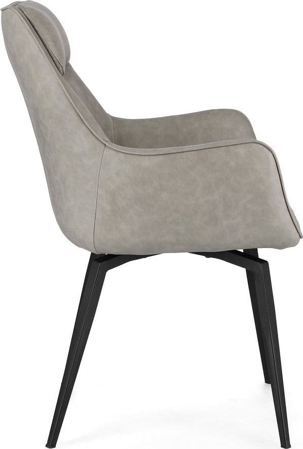 Sedia "Lawrence" con gambe in acciaio verniciato a polvere epossidica, per arredo interno 56 x 65 x h 92 cm in Sedie Decor Space - Altamura, commercioVirtuoso.it