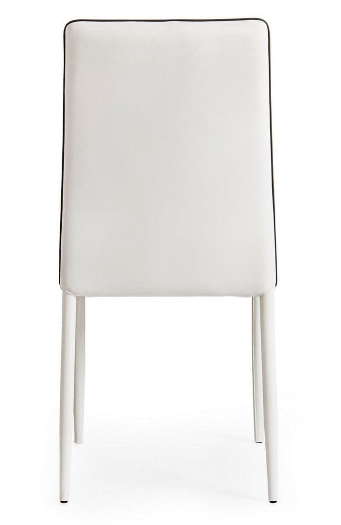 Sedia "Achille" con struttura in acciaio, per arredo interno 43,5 x 53,5 x h 92 cm Casa e cucina/Arredamento/Sala da pranzo/Sedie Decor Space - Altamura, Commerciovirtuoso.it