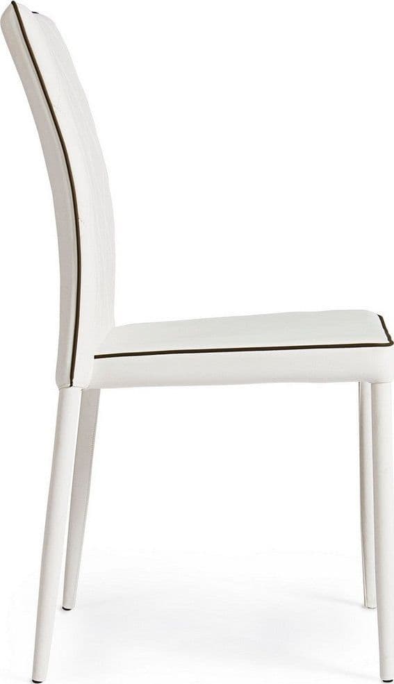 Sedia "Achille" con struttura in acciaio, per arredo interno 43,5 x 53,5 x h 92 cm Casa e cucina/Arredamento/Sala da pranzo/Sedie Decor Space - Altamura, Commerciovirtuoso.it