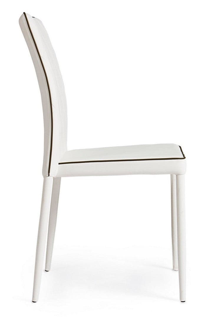 Sedia "Achille" con struttura in acciaio, per arredo interno 43,5 x 53,5 x h 92 cm Casa e cucina/Arredamento/Sala da pranzo/Sedie Decor Space - Altamura, Commerciovirtuoso.it