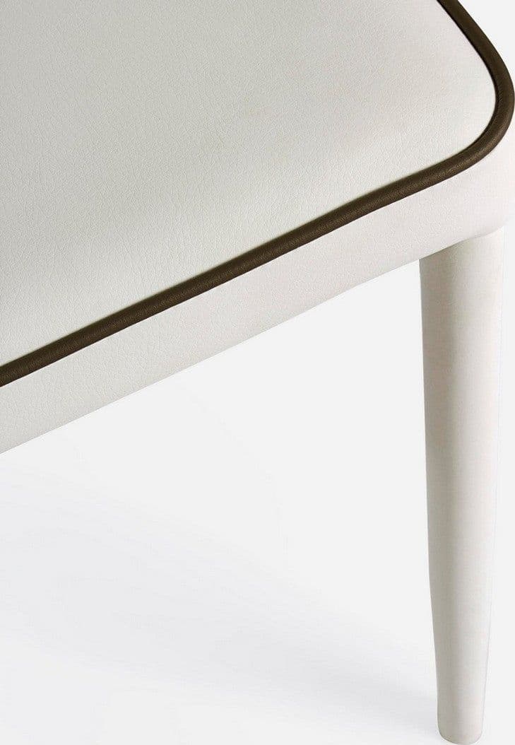 Sedia "Achille" con struttura in acciaio, per arredo interno 43,5 x 53,5 x h 92 cm Casa e cucina/Arredamento/Sala da pranzo/Sedie Decor Space - Altamura, Commerciovirtuoso.it