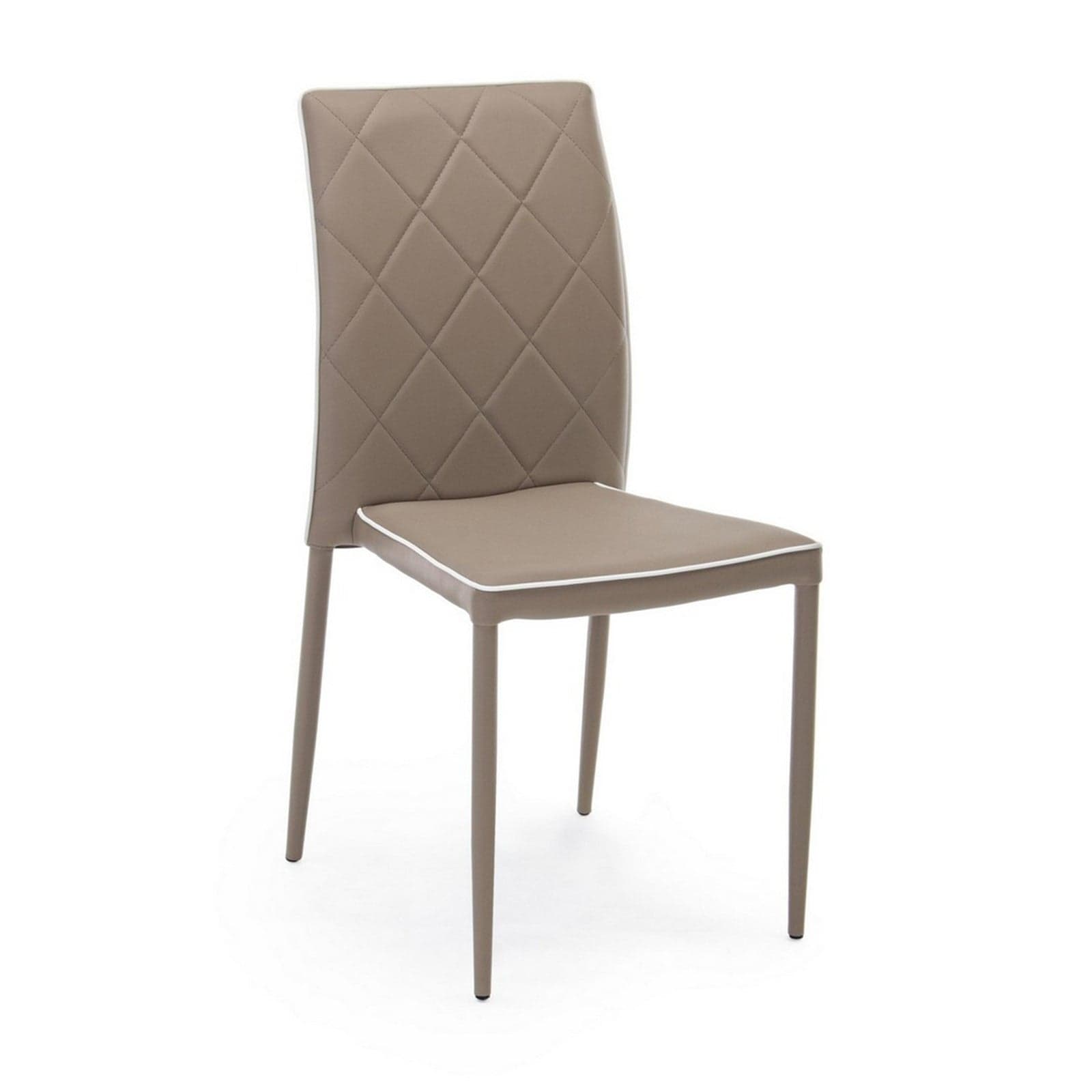 Sedia "Achille" con struttura in acciaio, per arredo interno 43,5 x 53,5 x h 92 cm Casa e cucina/Arredamento/Sala da pranzo/Sedie Decor Space - Altamura, Commerciovirtuoso.it
