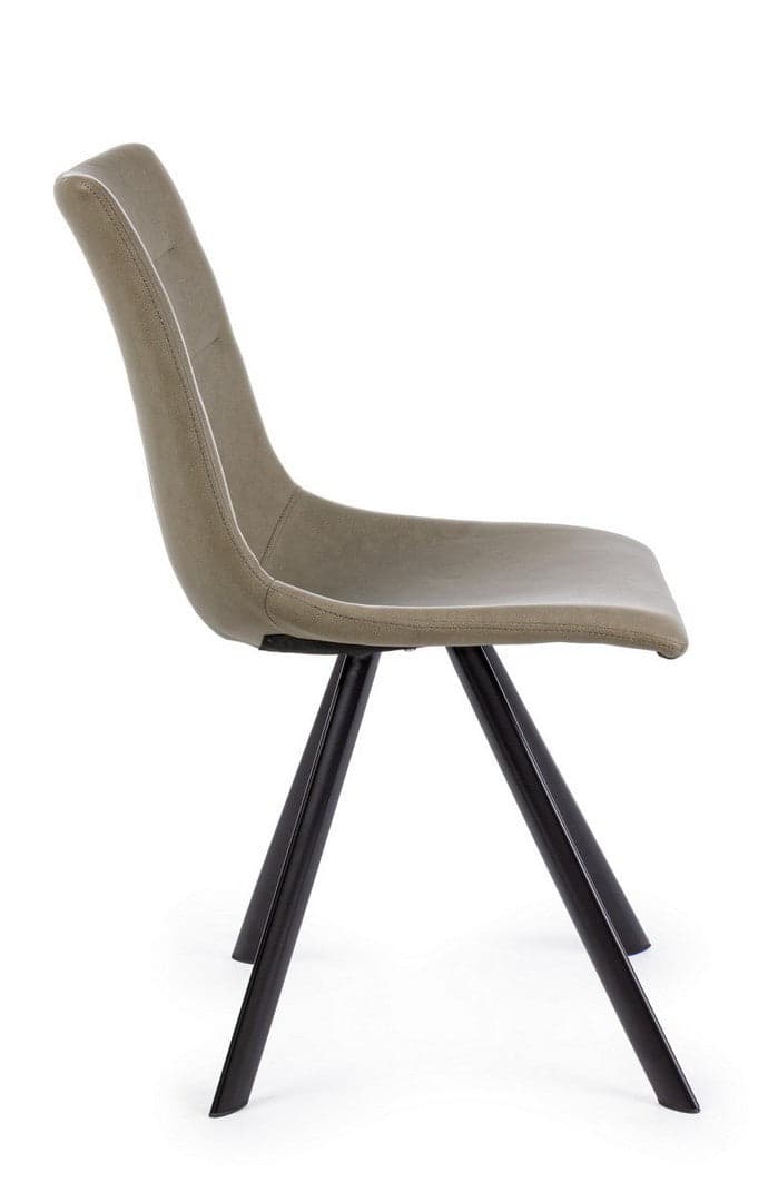 Sedia "Alva" con struttura in acciaio verniciato a polvere epossidica, per arredo interno 45 x 58 x h 90 cm Casa e cucina/Arredamento/Sala da pranzo/Sedie Decor Space - Altamura, Commerciovirtuoso.it