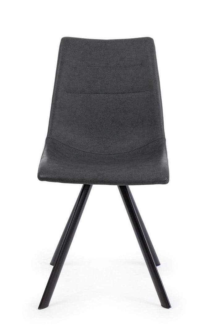 Sedia "Alva" con struttura in acciaio verniciato a polvere epossidica, per arredo interno 45 x 58 x h 90 cm Casa e cucina/Arredamento/Sala da pranzo/Sedie Decor Space - Altamura, Commerciovirtuoso.it