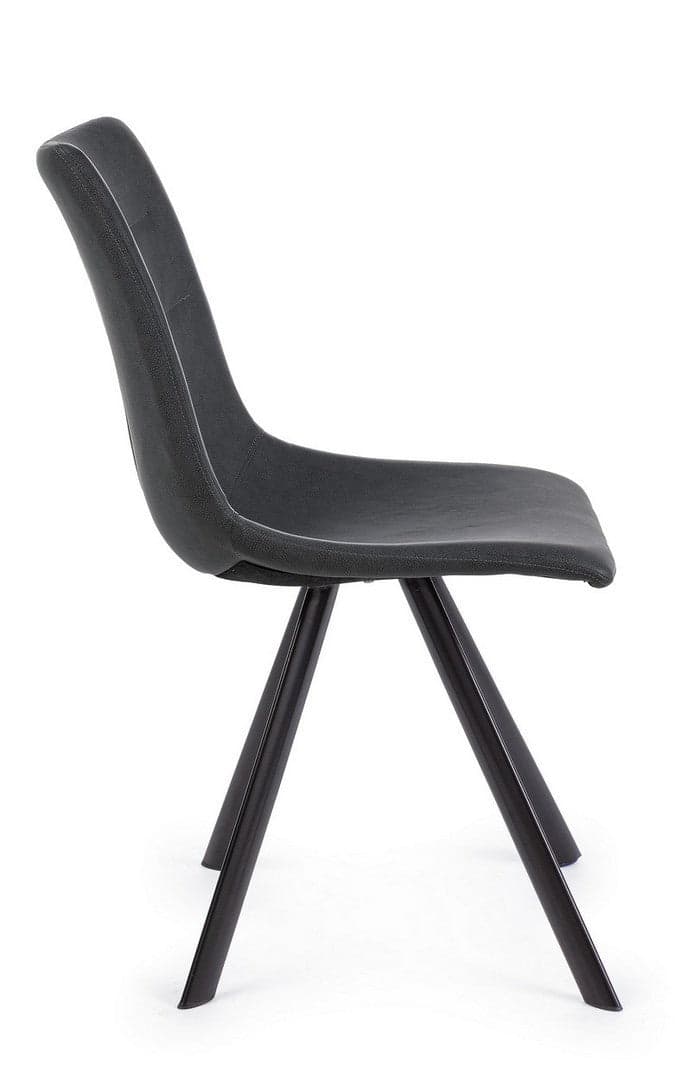 Sedia "Alva" con struttura in acciaio verniciato a polvere epossidica, per arredo interno 45 x 58 x h 90 cm Casa e cucina/Arredamento/Sala da pranzo/Sedie Decor Space - Altamura, Commerciovirtuoso.it