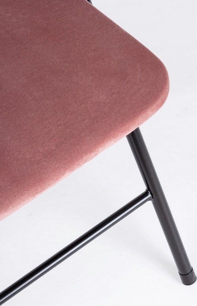 Sedia "Amal" con struttura in tubolare di acciaio verniciato a polvere ø19 mm, per arredo interno 43,5 x 43,5 x h 79 cm Casa e cucina/Arredamento/Sala da pranzo/Sedie Decor Space - Altamura, Commerciovirtuoso.it