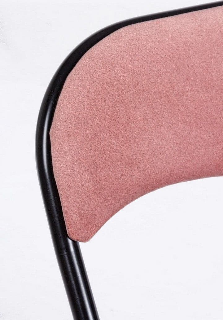 Sedia "Amal" con struttura in tubolare di acciaio verniciato a polvere ø19 mm, per arredo interno 43,5 x 43,5 x h 79 cm Casa e cucina/Arredamento/Sala da pranzo/Sedie Decor Space - Altamura, Commerciovirtuoso.it