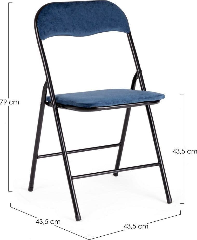 Sedia "Amal" con struttura in tubolare di acciaio verniciato a polvere ø19 mm, per arredo interno 43,5 x 43,5 x h 79 cm Casa e cucina/Arredamento/Sala da pranzo/Sedie Decor Space - Altamura, Commerciovirtuoso.it