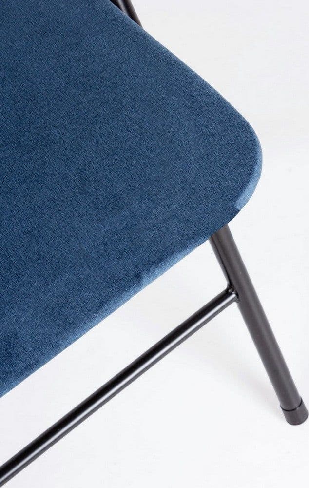 Sedia "Amal" con struttura in tubolare di acciaio verniciato a polvere ø19 mm, per arredo interno 43,5 x 43,5 x h 79 cm Casa e cucina/Arredamento/Sala da pranzo/Sedie Decor Space - Altamura, Commerciovirtuoso.it