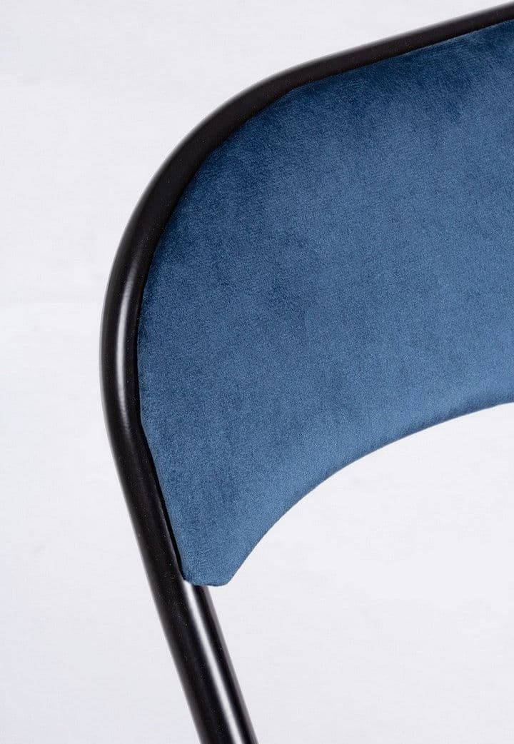 Sedia "Amal" con struttura in tubolare di acciaio verniciato a polvere ø19 mm, per arredo interno 43,5 x 43,5 x h 79 cm Casa e cucina/Arredamento/Sala da pranzo/Sedie Decor Space - Altamura, Commerciovirtuoso.it