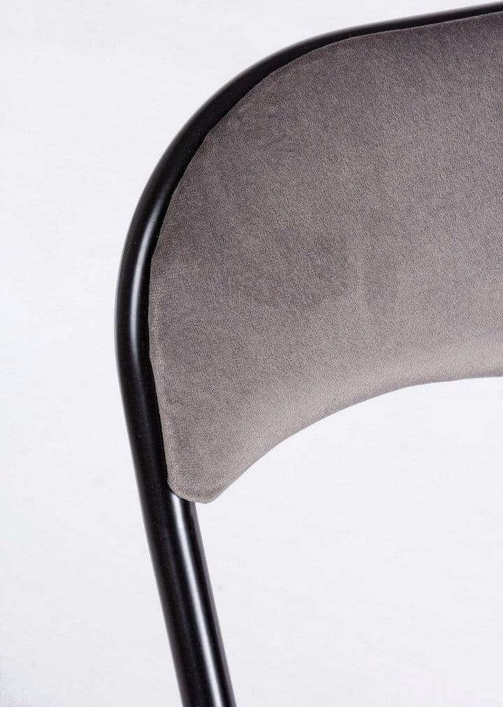 Sedia "Amal" con struttura in tubolare di acciaio verniciato a polvere ø19 mm, per arredo interno 43,5 x 43,5 x h 79 cm Casa e cucina/Arredamento/Sala da pranzo/Sedie Decor Space - Altamura, Commerciovirtuoso.it