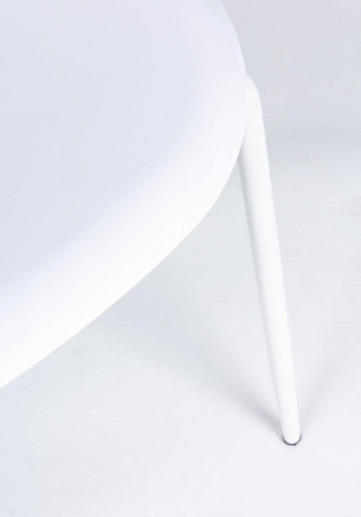 Sedia "Iris" con gambe in tubolare di acciaio verniciato a polvere, per arredo interno 45 x 52 x h 84 cm Casa e cucina/Arredamento/Sala da pranzo/Sedie Decor Space - Altamura, Commerciovirtuoso.it