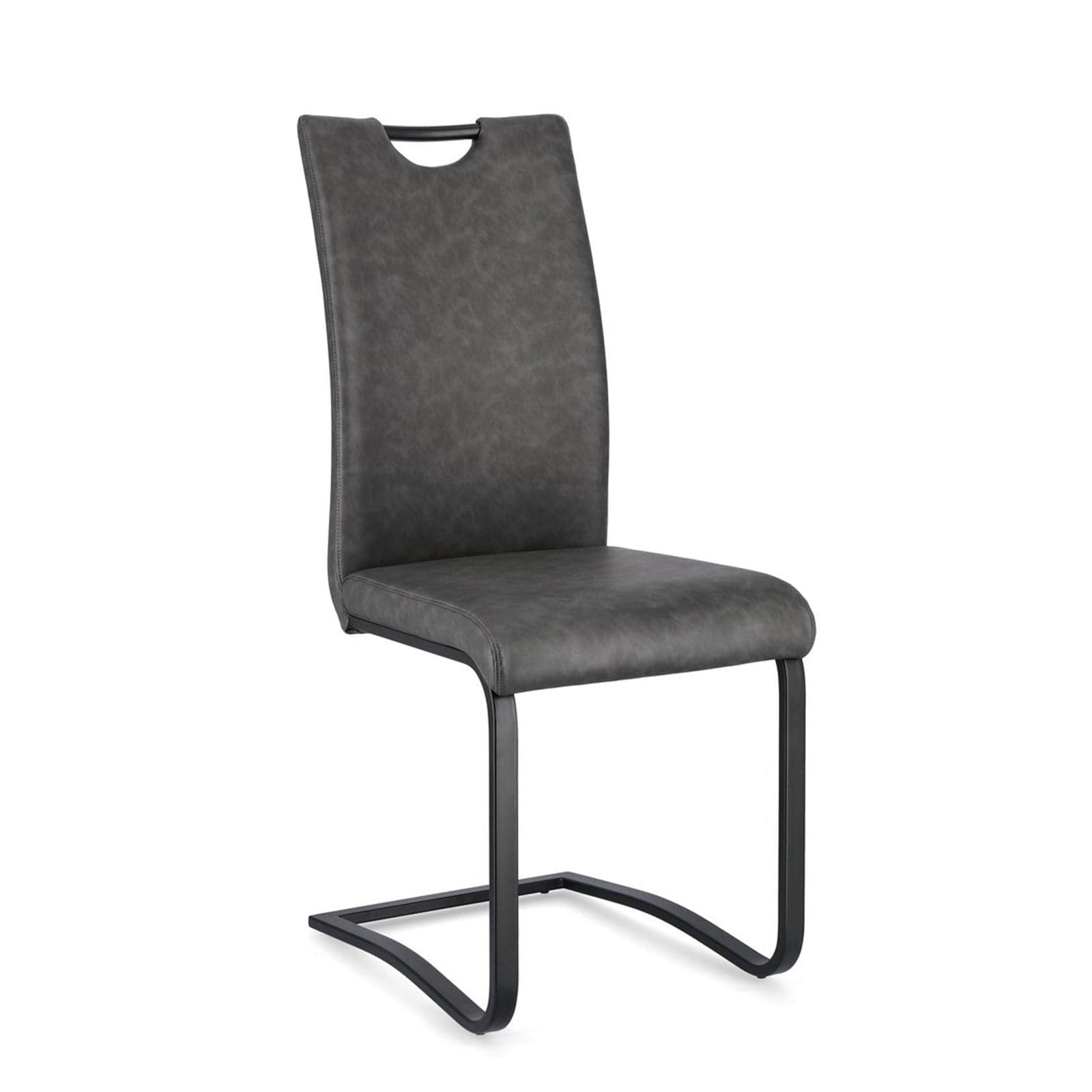 Sedia "Kenneth" con gambe in acciaio verniciato a polvere epossidica, per arredo interno 42 x 56 x h 102 cm - 23