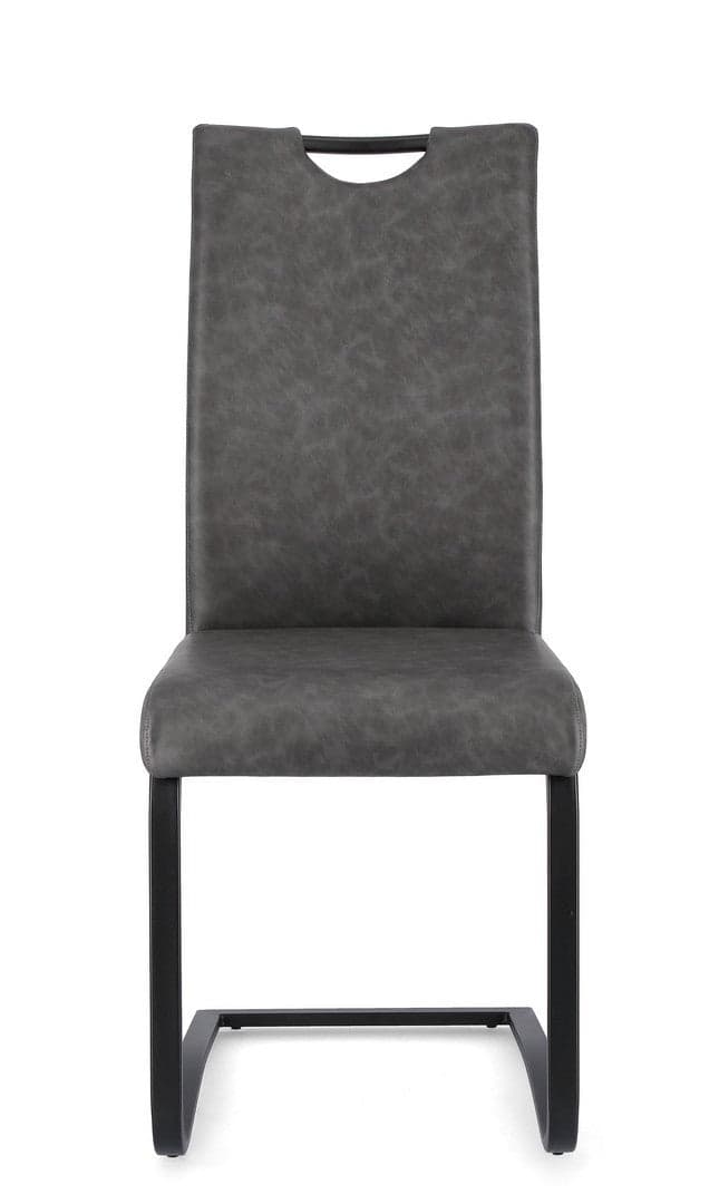 Sedia "Kenneth" con gambe in acciaio verniciato a polvere epossidica, per arredo interno 42 x 56 x h 102 cm - 22