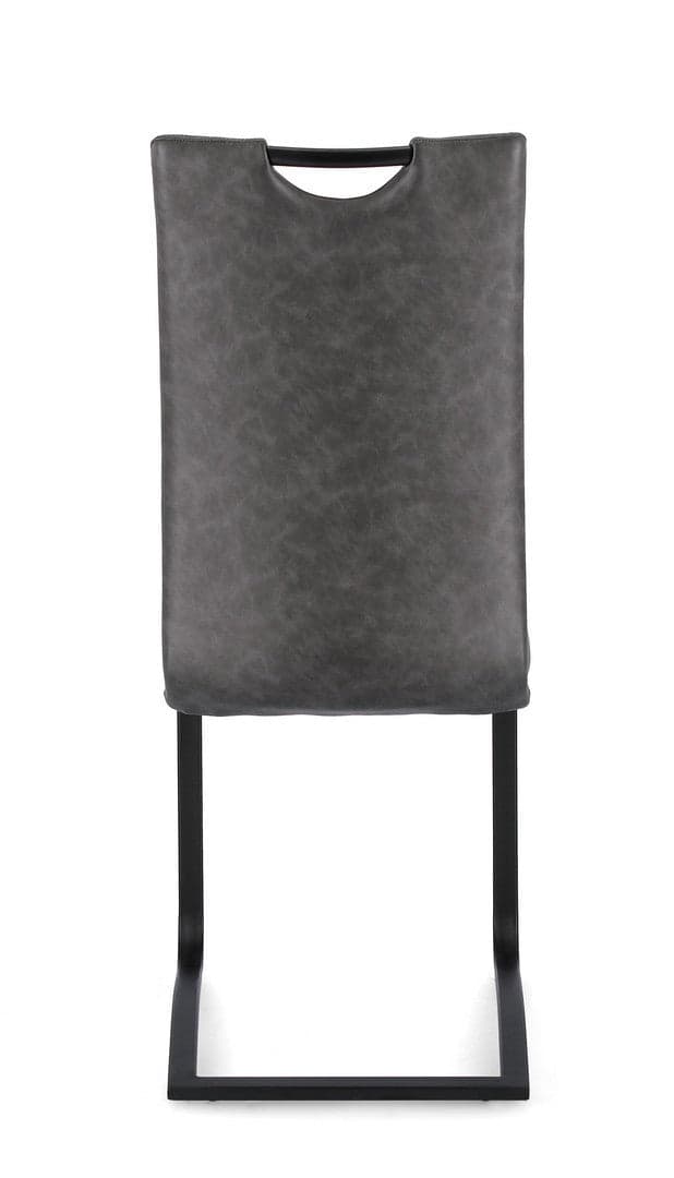 Sedia "Kenneth" con gambe in acciaio verniciato a polvere epossidica, per arredo interno 42 x 56 x h 102 cm - 23