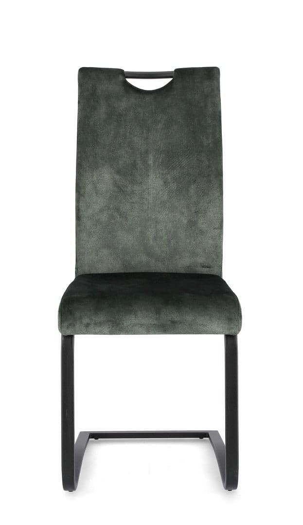Sedia "Kenneth" con gambe in acciaio verniciato a polvere epossidica, per arredo interno 42 x 56 x h 102 cm - 36